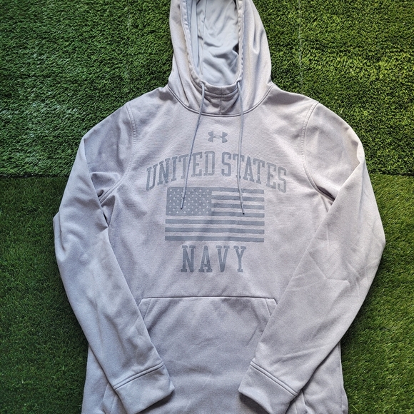 🪖🎖NWOT Under Armour High Neck United States Navy Sweater🎖🪖 - Picture 2 of 4
